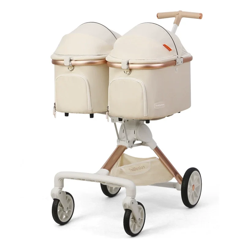 double cat stroller
