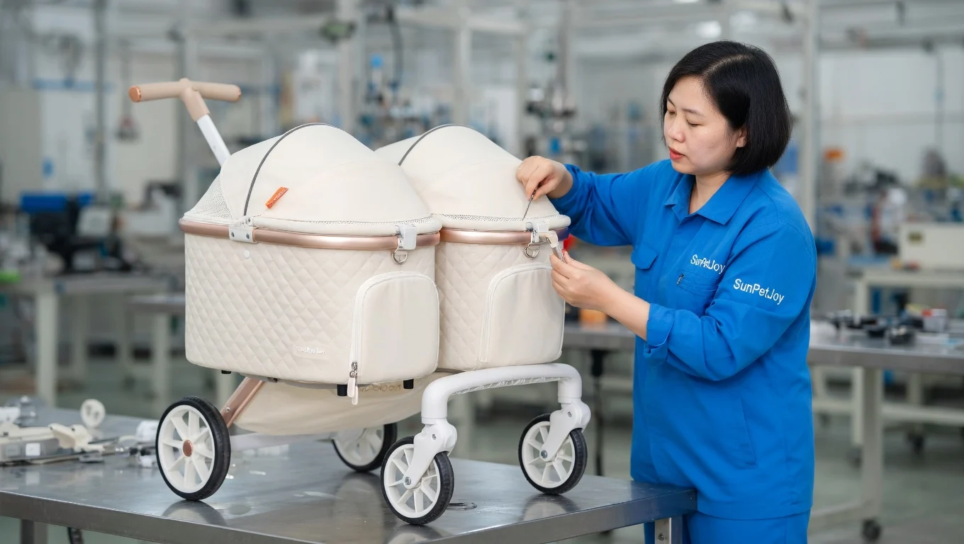Double Cat Stroller