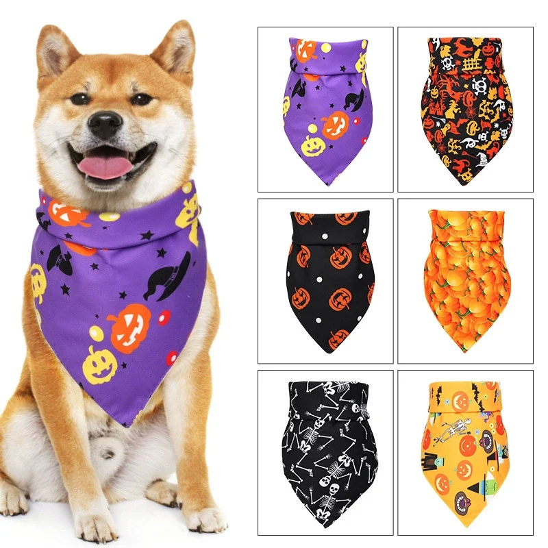 halloween dog bandana