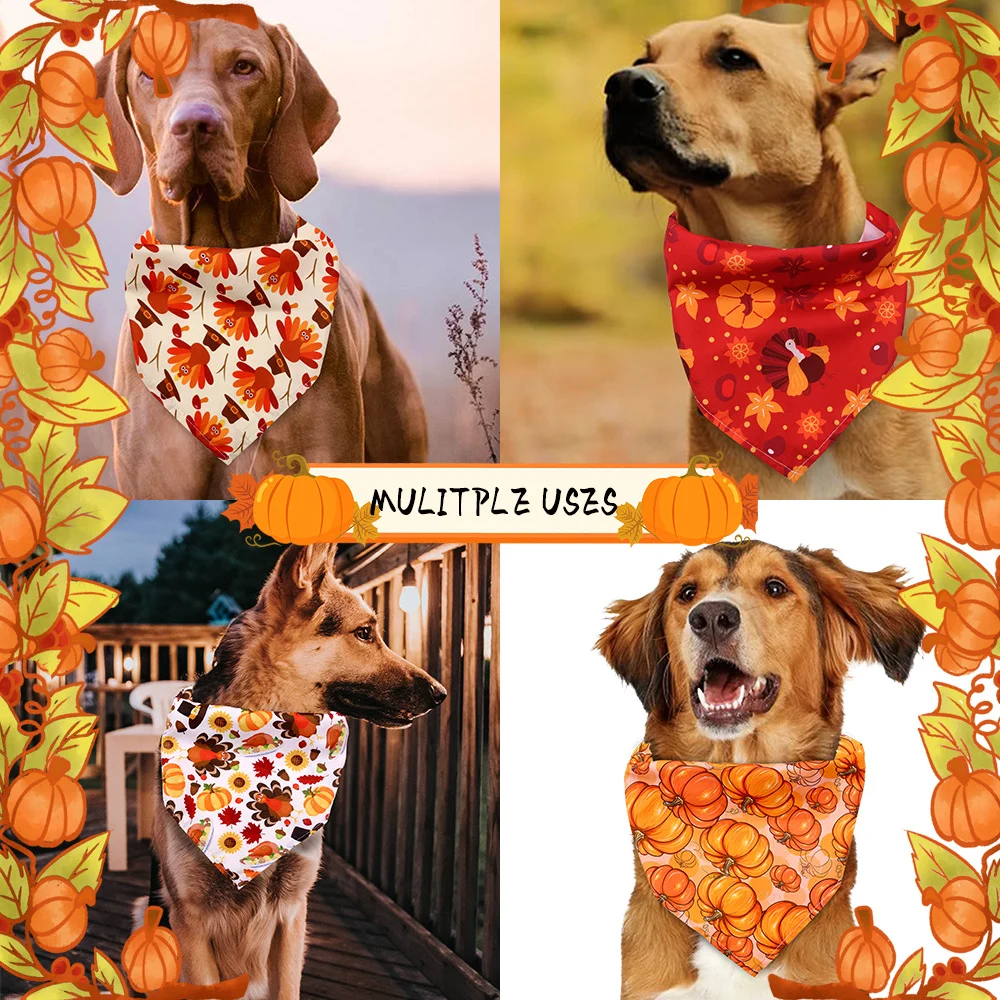 thanksgiving dog bandana