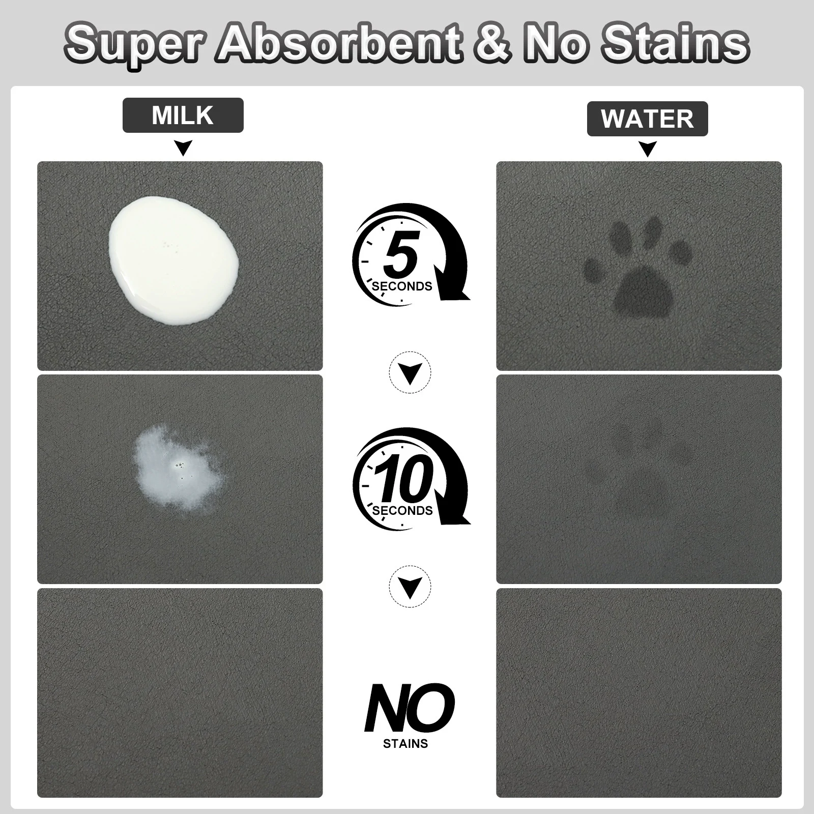 water absorbent dog feeding mat