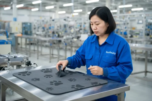 Water Absorbent Dog Feeding Mat