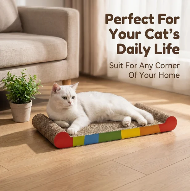 Corrugated Cardboard Cat Scratcher
