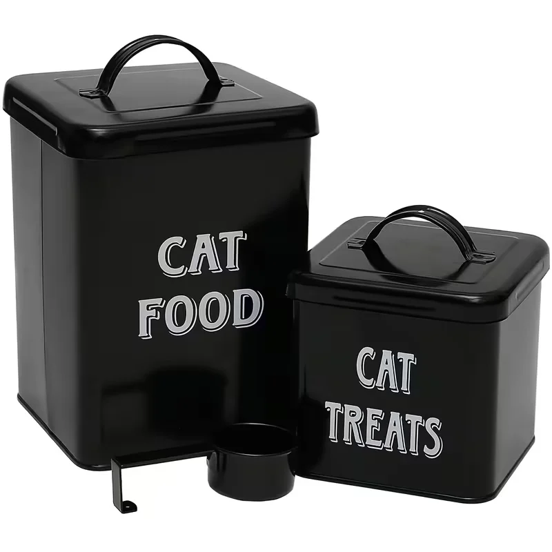 metal pet food storage containers