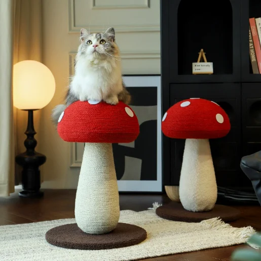 Mushroom Cat Scratcher