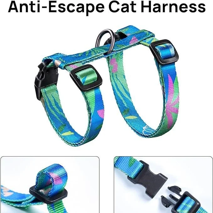 cat harness and leash set