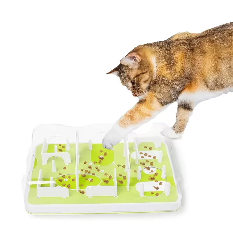 cat puzzle feeders
