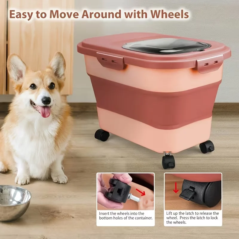 dry pet food storage containers