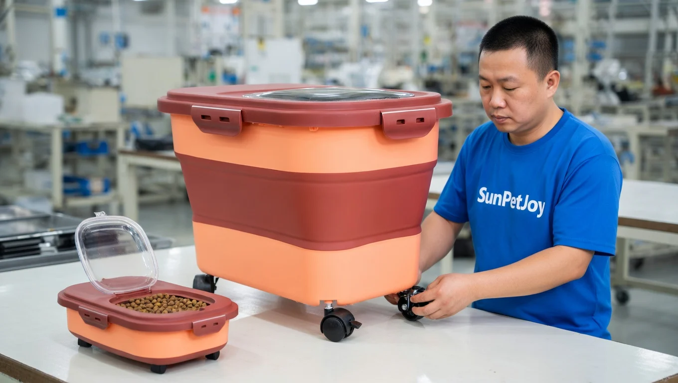 dry pet food storage containers
