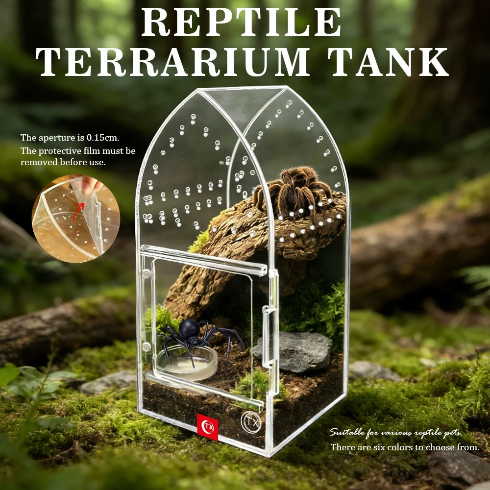 front opening reptile tank