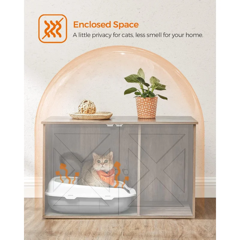 furniture cat litter box cabinet