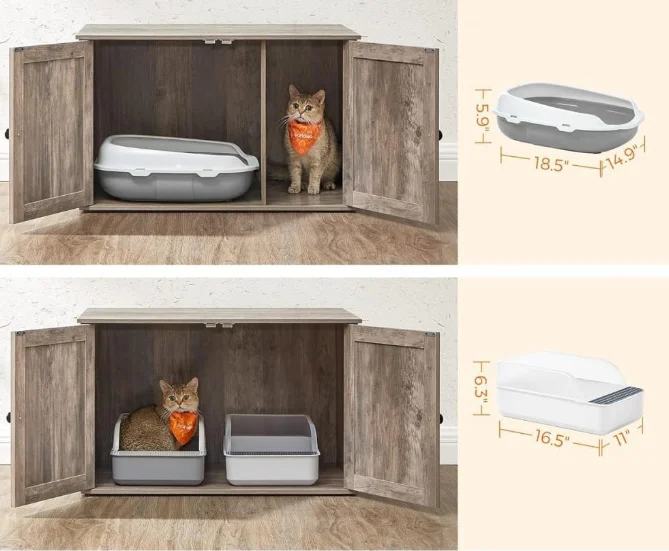 furniture cat litter box cabinet