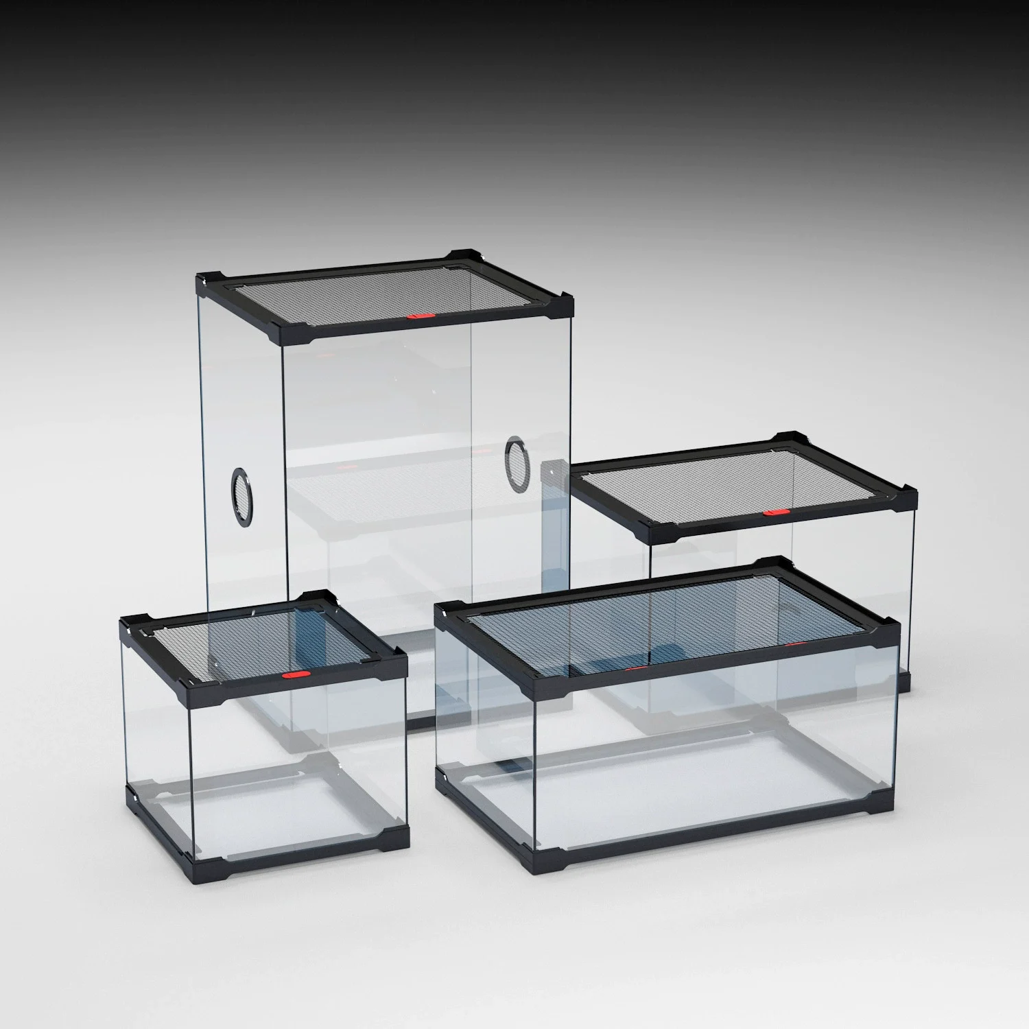 glass reptile cage