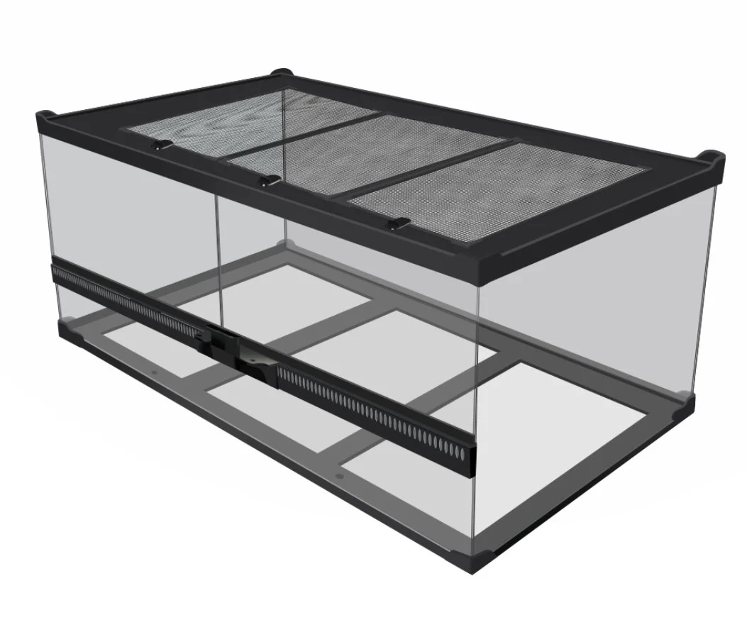 glass reptile cage