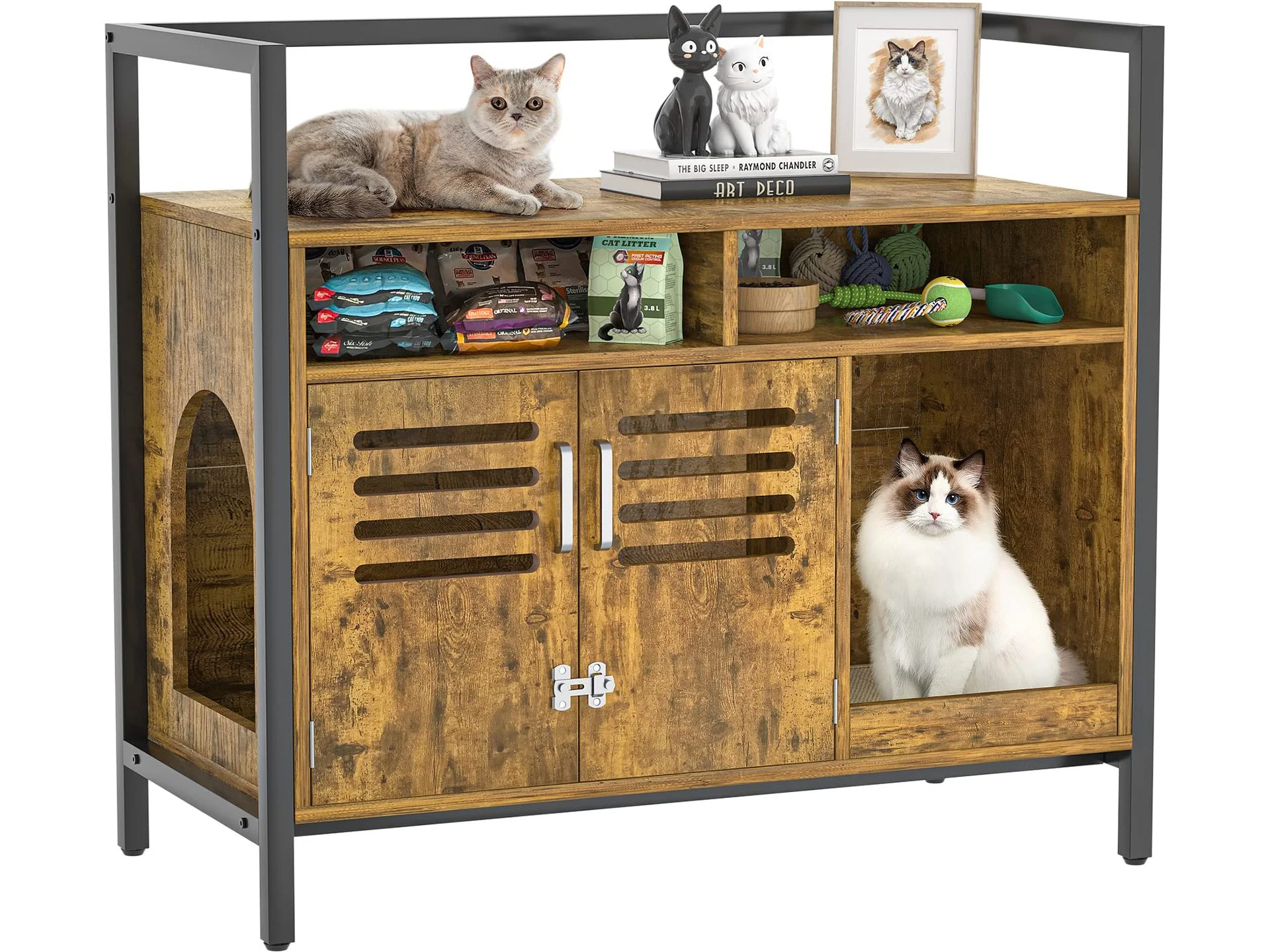 large litter box enclosure