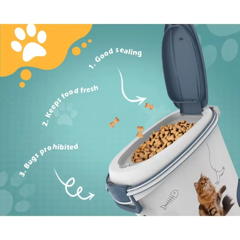 large pet food storage containers