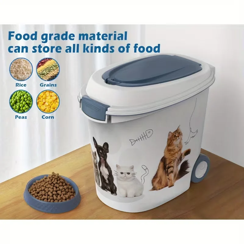large pet food storage containers