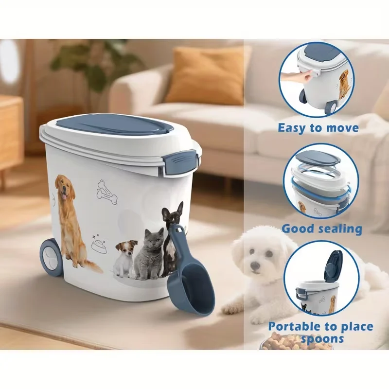 large pet food storage containers