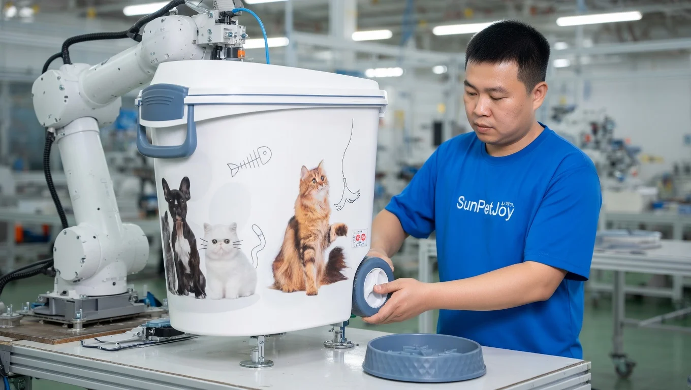 large pet food storage containers