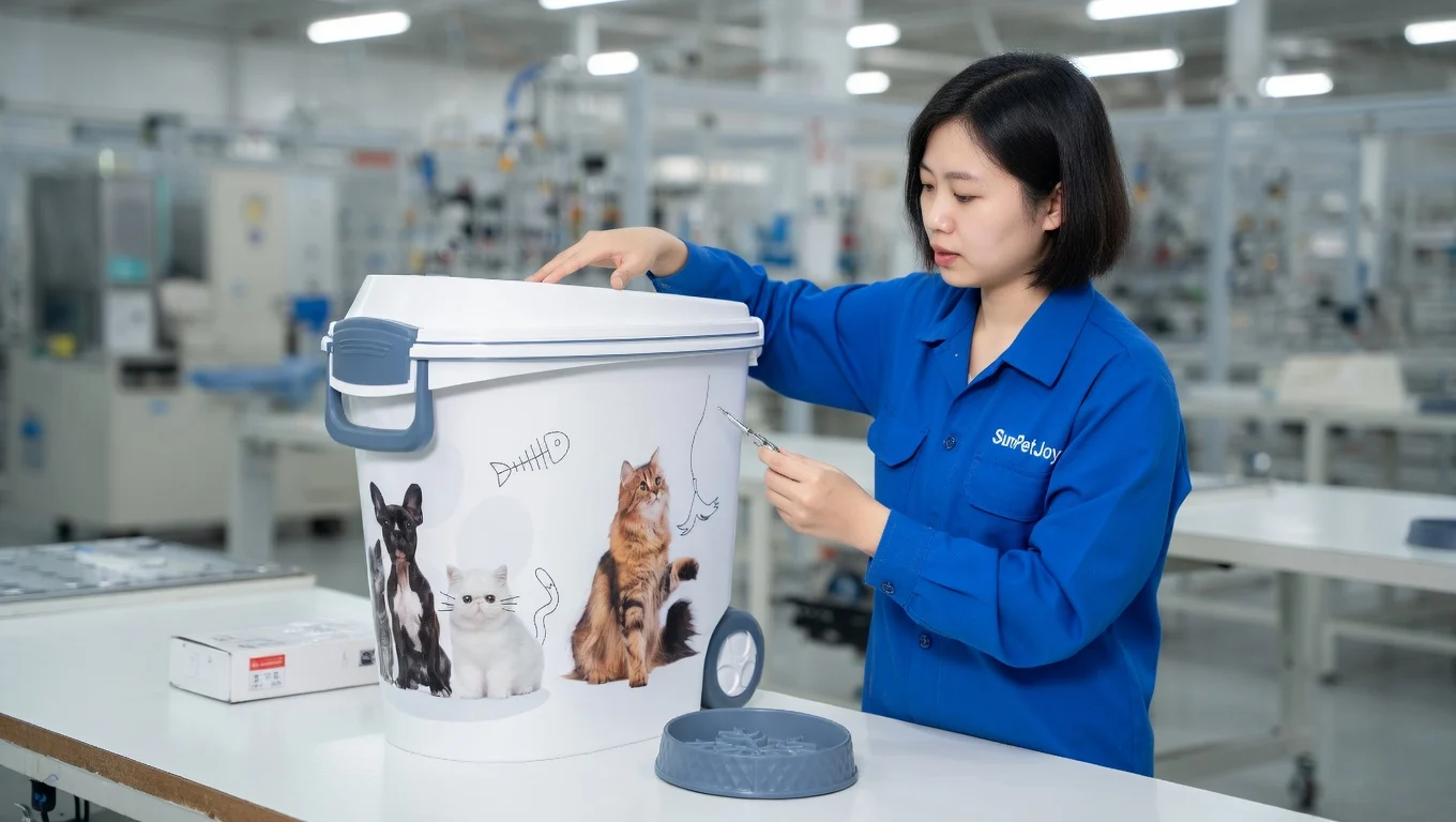large pet food storage containers