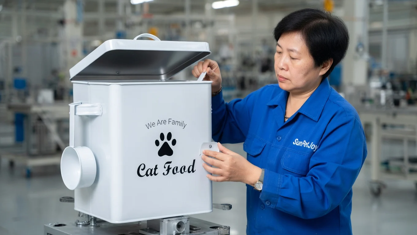 metal pet food storage containers