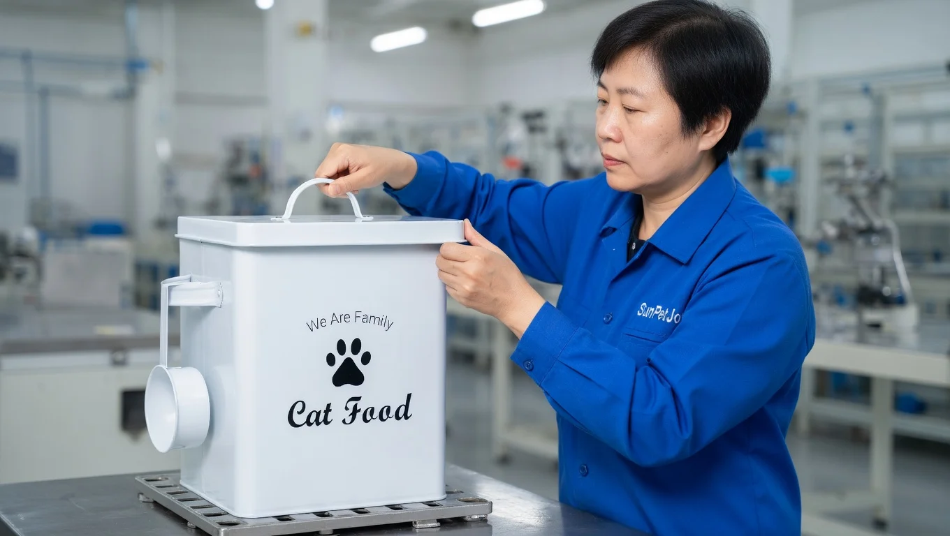 metal pet food storage containers