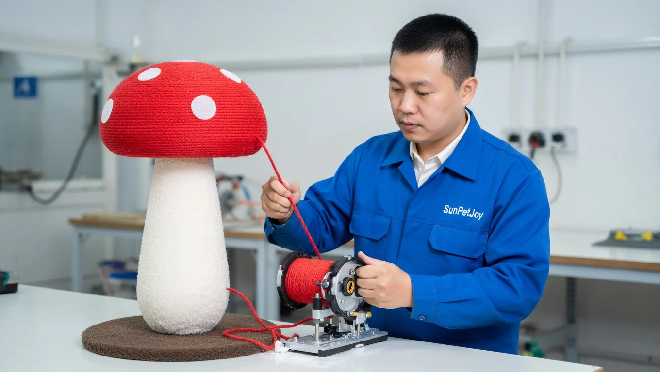 Mushroom Cat Scratcher
