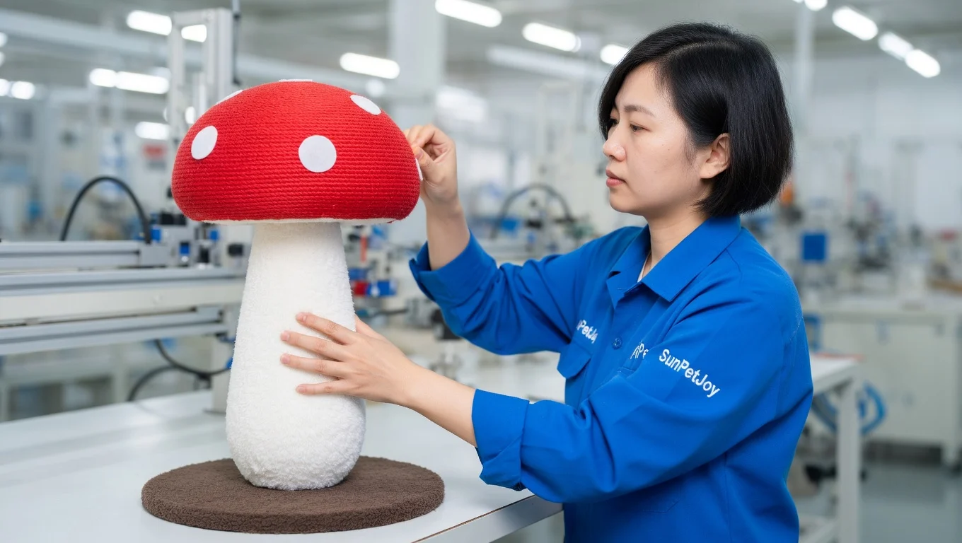 Mushroom Cat Scratcher