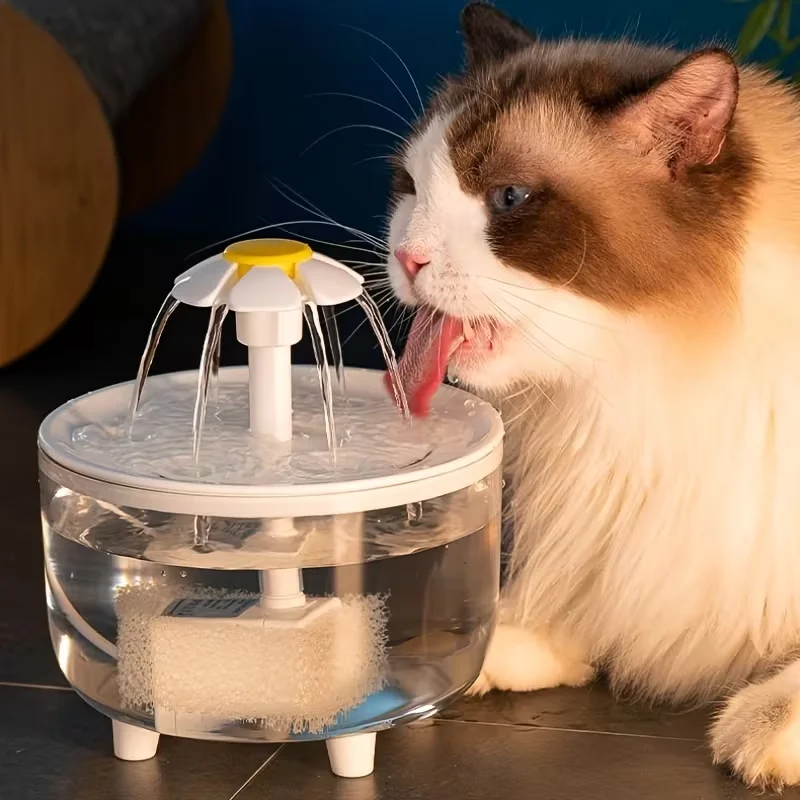 pumpless cat water fountain