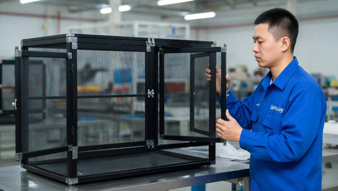 screen reptile cage