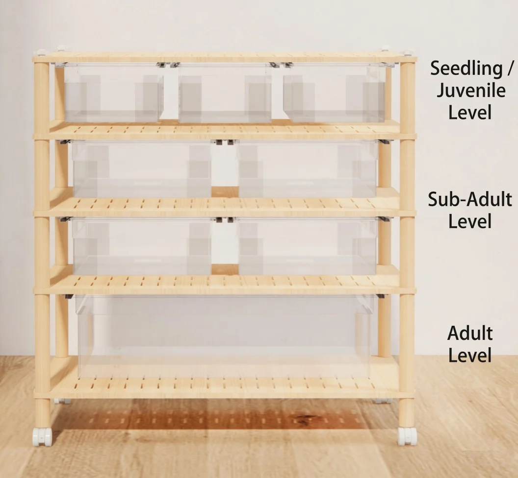 stackable reptile cages