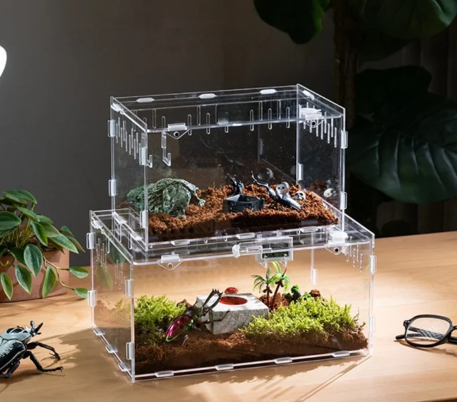 stackable reptile enclosures