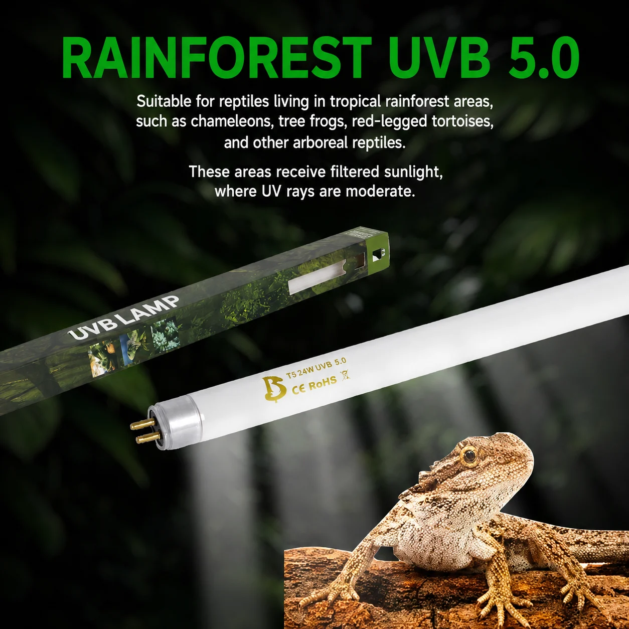 uvb light for bearded dragon