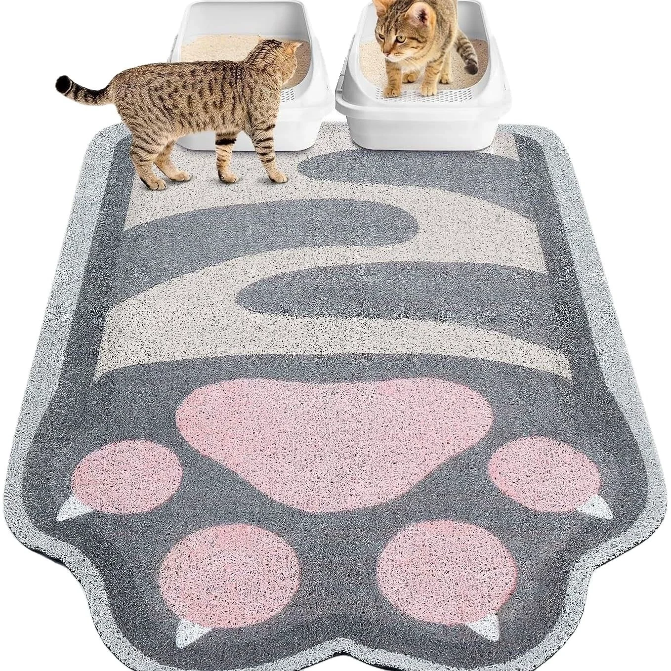 washable cat litter mat