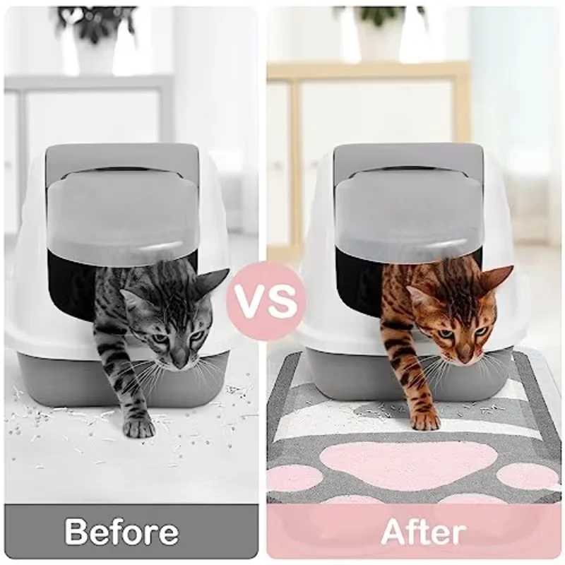 washable cat litter mat