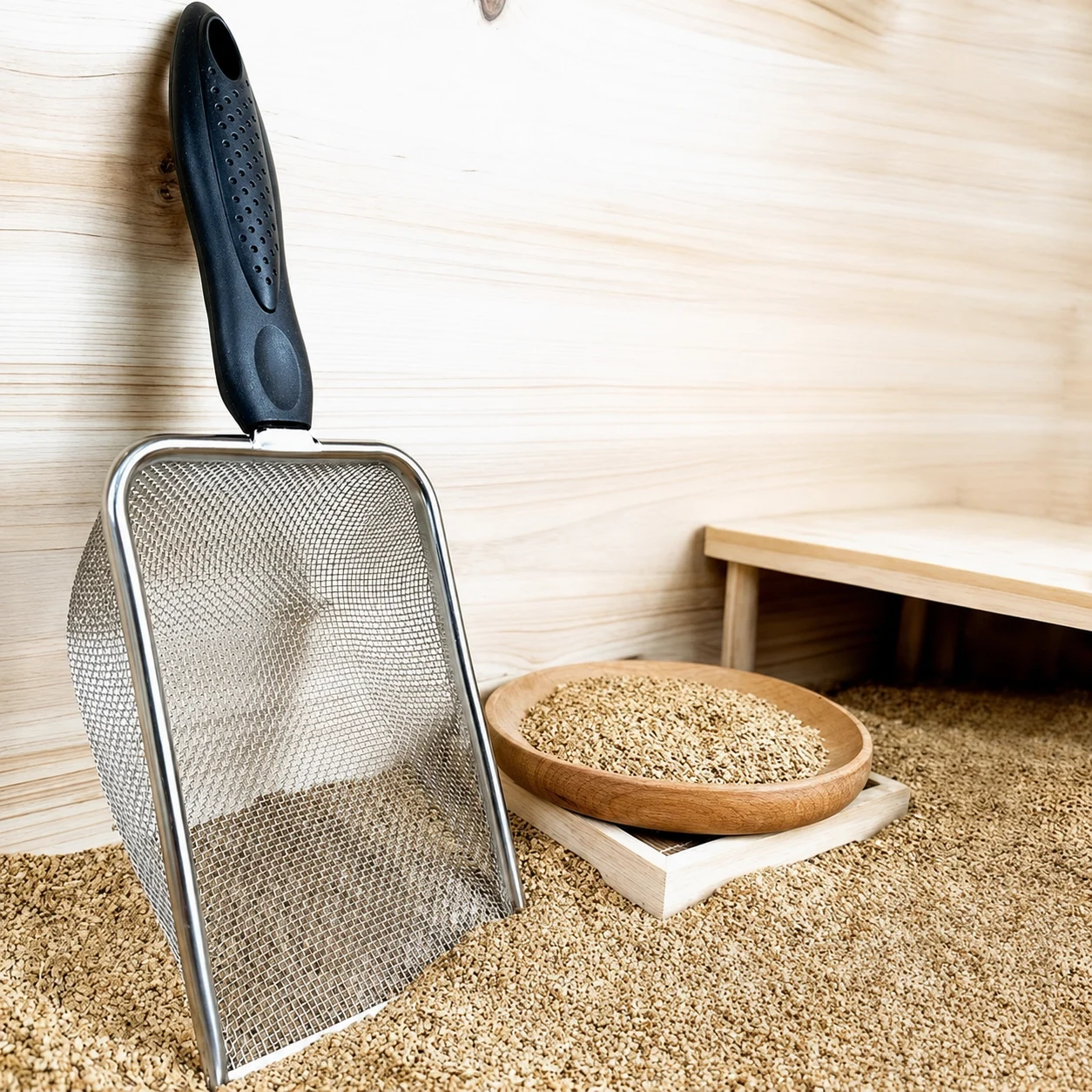 rabbit litter scoop