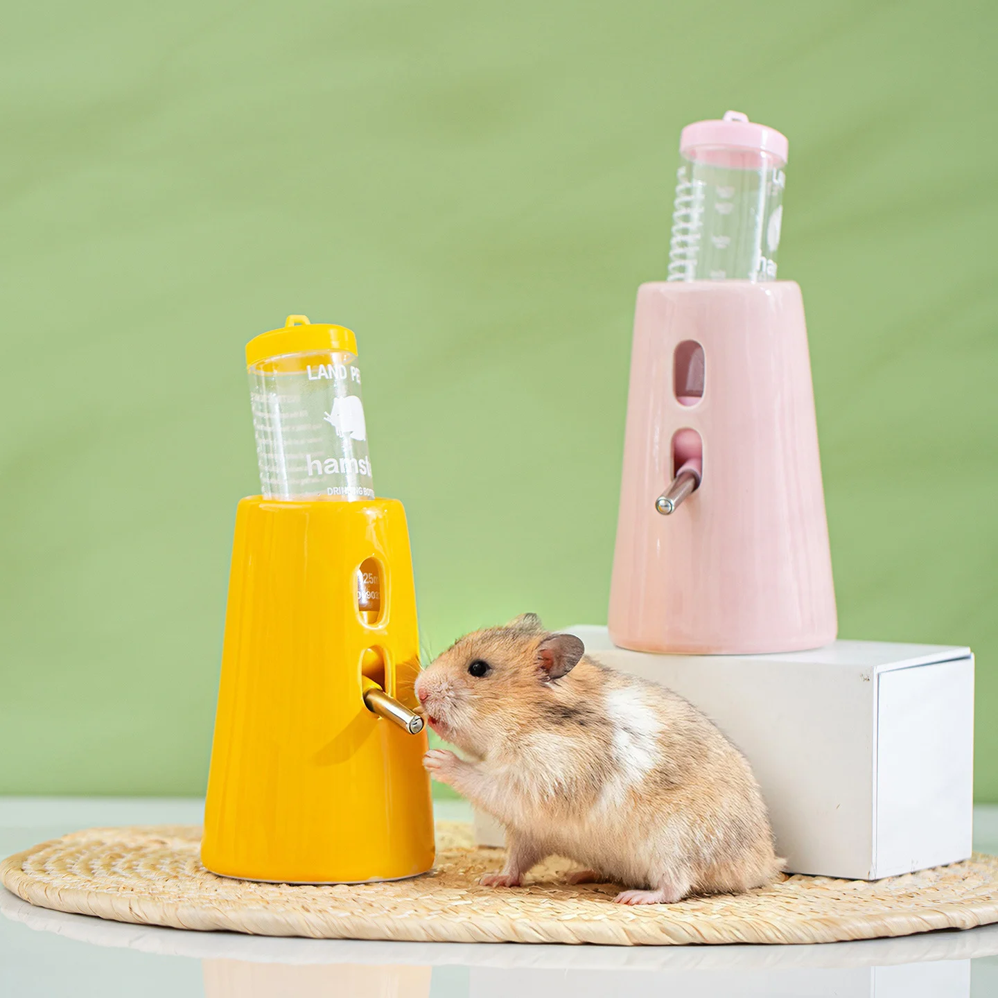 hamster water bottle holder