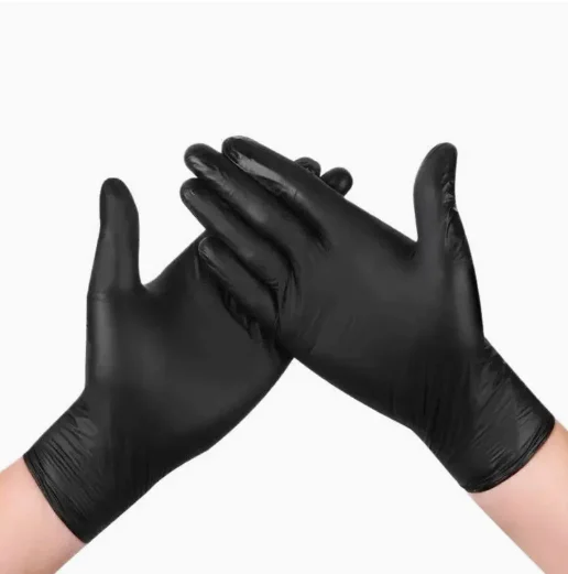 Black Nitrile Gloves