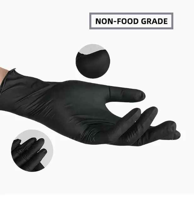 Black Nitrile Gloves
