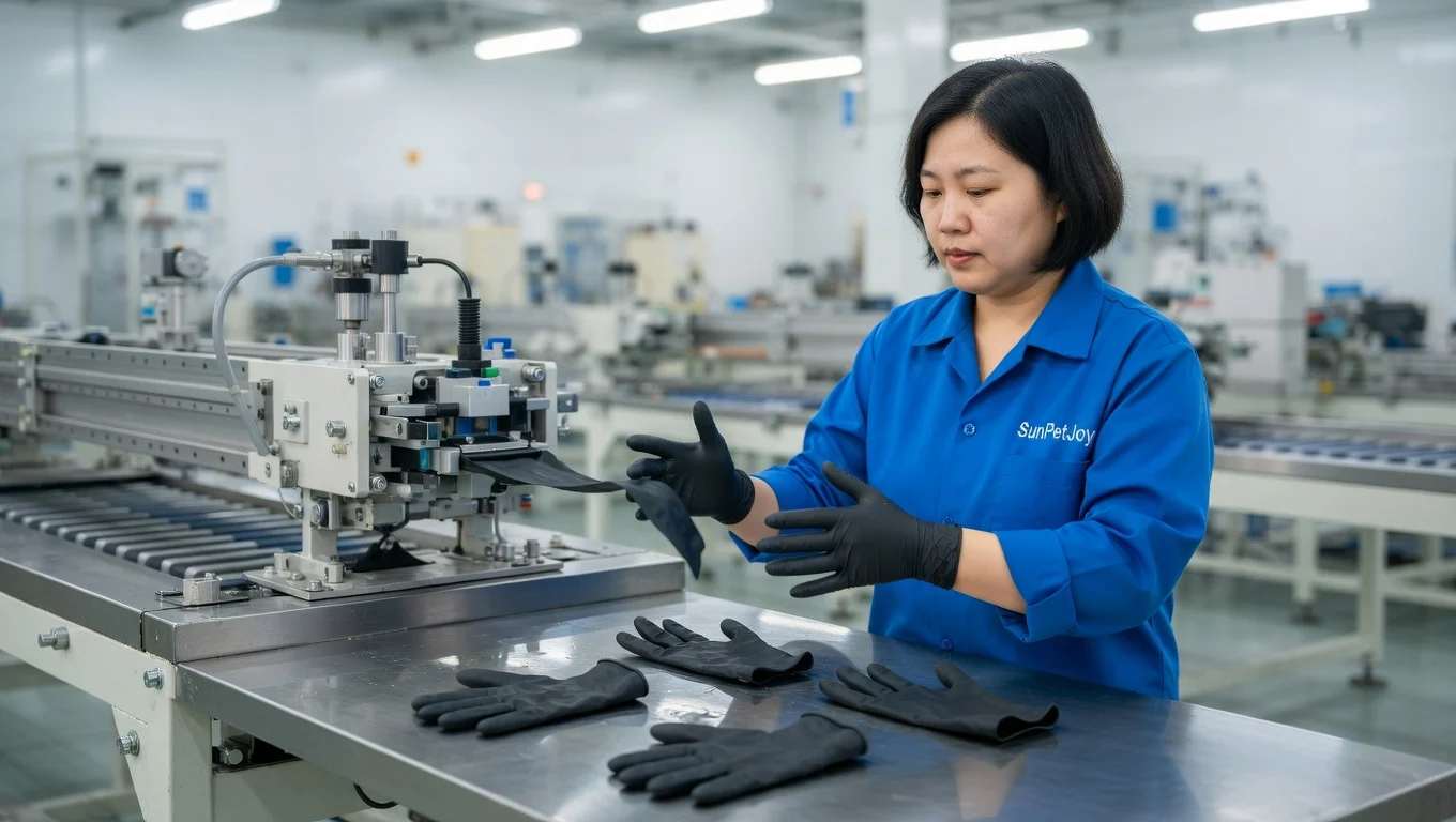 Black Nitrile Gloves