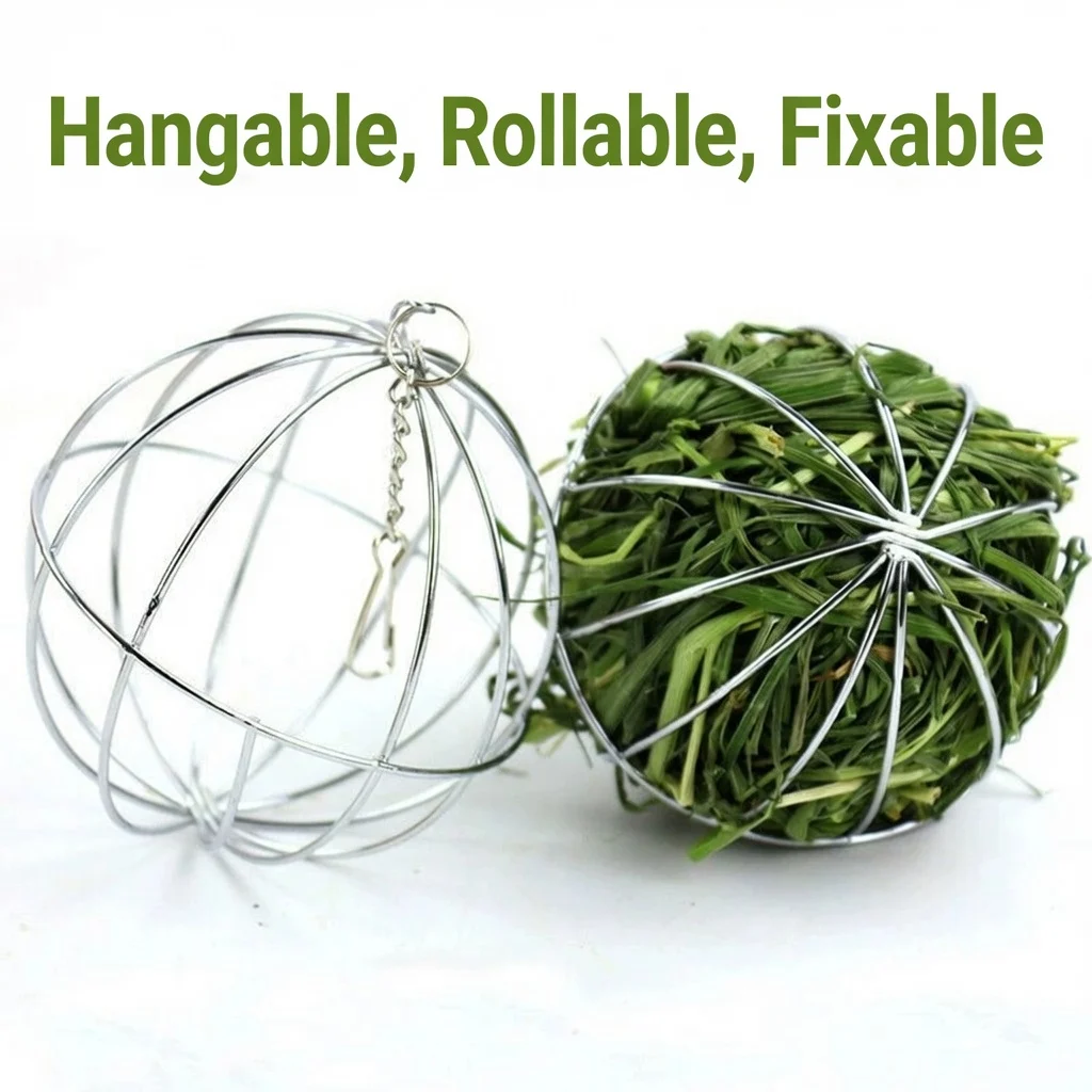hanging hay feeder