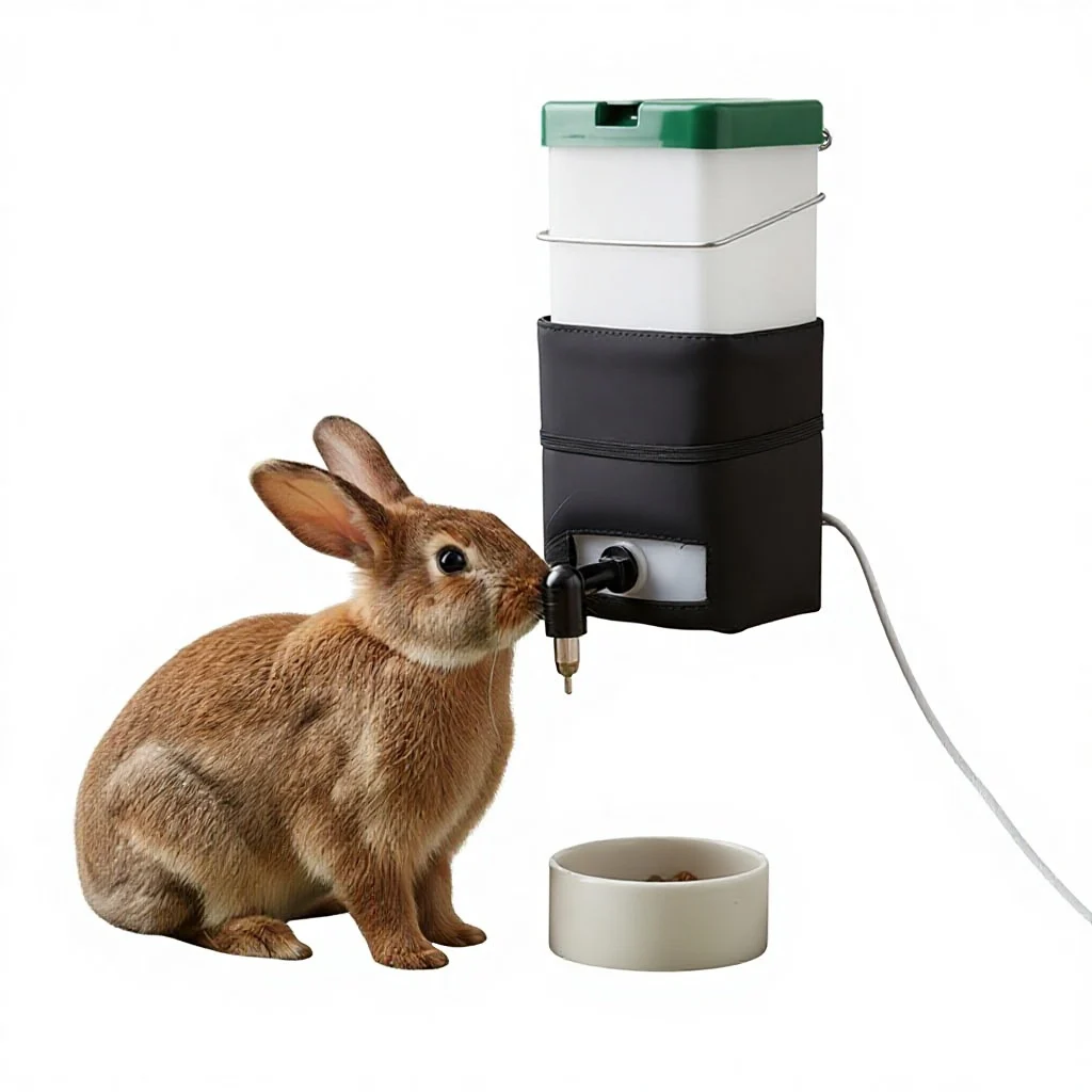 heated rabbit water bottle