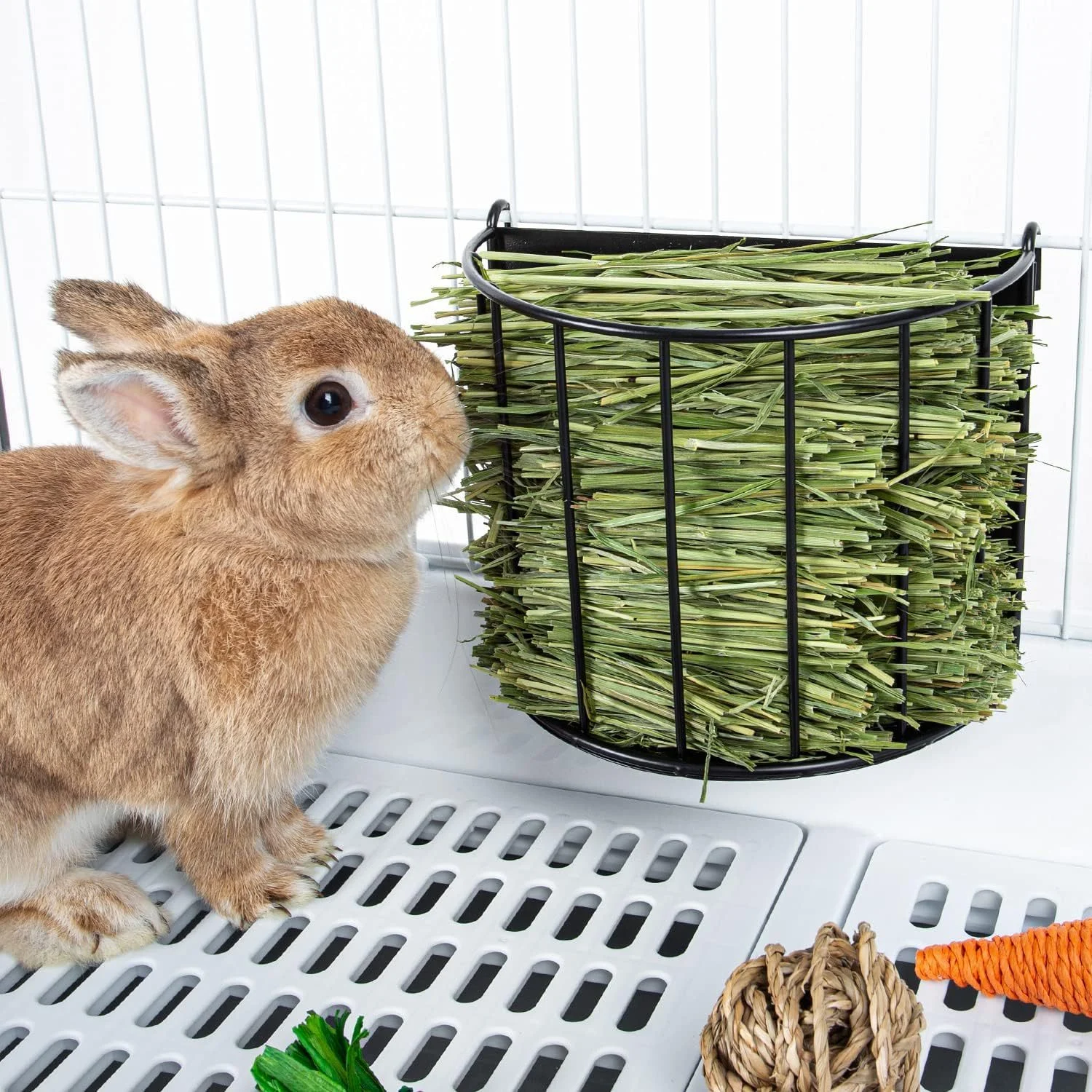 rabbit hay feeder